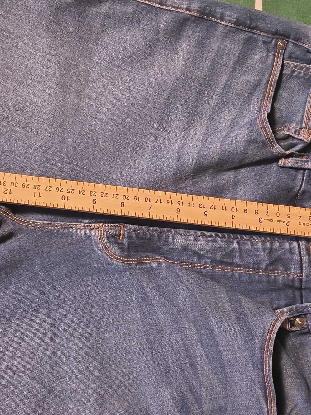 Good American Good Waist Crop Skinny Jeans Size 16/31 Blue High Rise Stretch - Picture 7 of 16